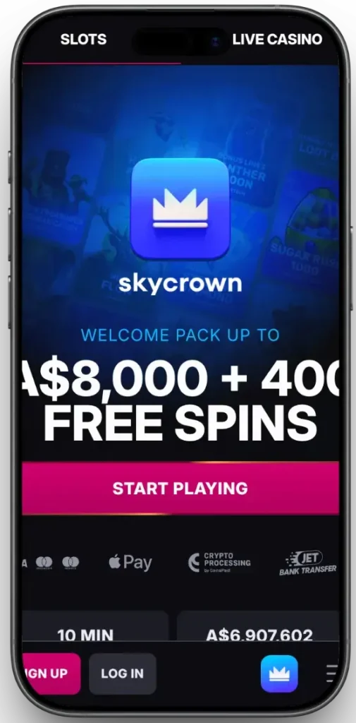sky crown casino app